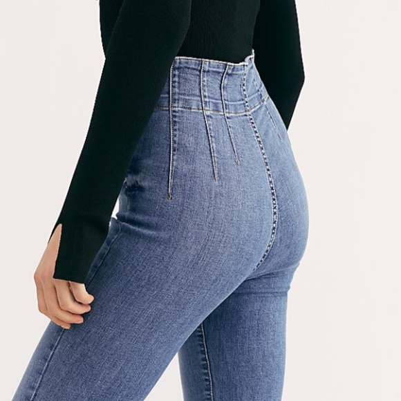🚫✖️SOLD✖️🚫 🆕Free People High Rise Jeans - Picture 6 of 10